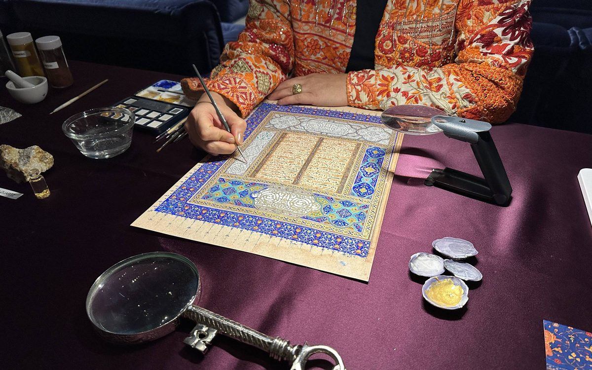 Introduction To Tazhib Workshop Aga Khan Museum